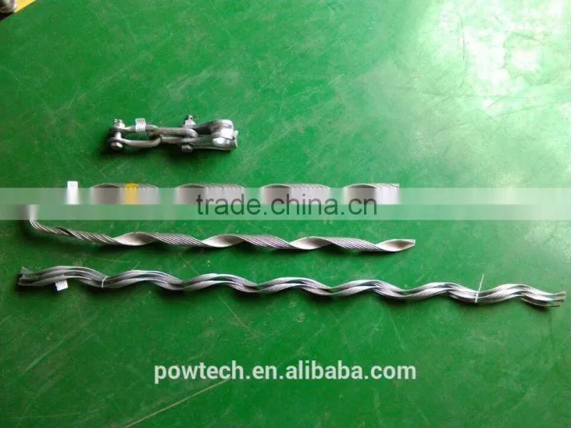 ADSS cable tension clamp (Two Amour rods)