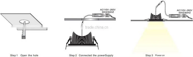 30W LED recessed downlight , CRI>85 SMD3020 , 100lm/W , SAA , GS , CB , ERP