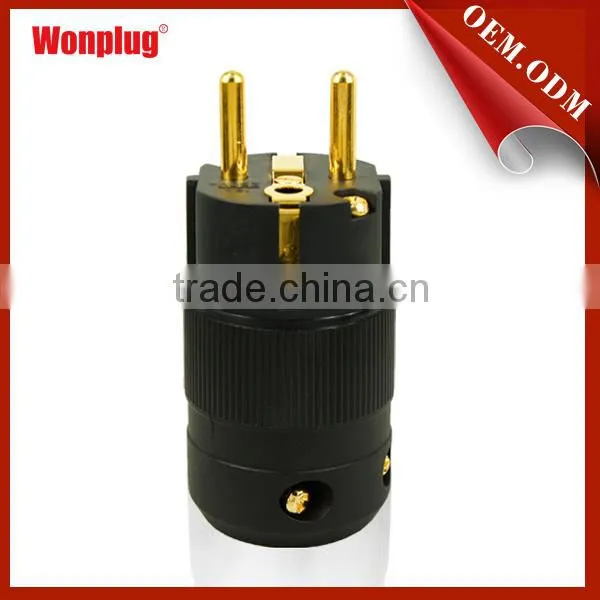 250V 16A SCHUKO AUDIO PLUG 580 with VDE certificate&factory directly sale