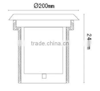 E27 outdoor underground led light