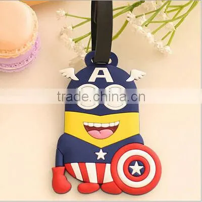 silicone pvc luggage tag