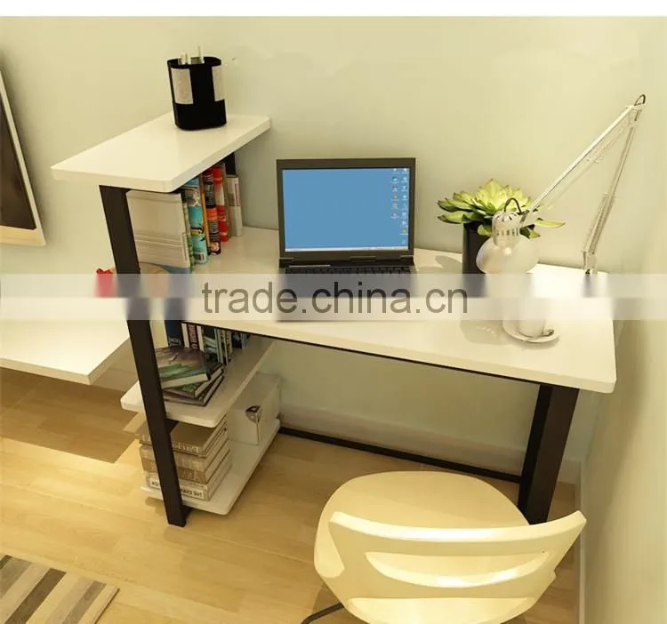 Knock down good sell steel legs notebook desk