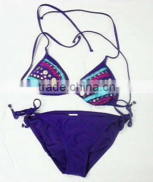 Colorful flower pattern Sexy Bikini Swimwear