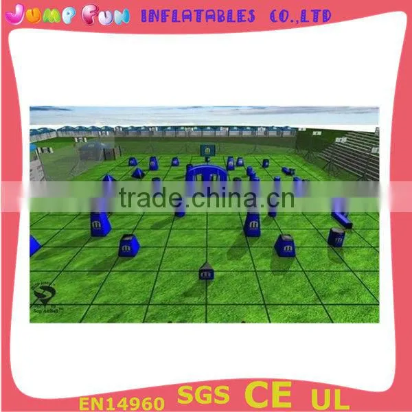 inflatable paintball bunker for shooting games