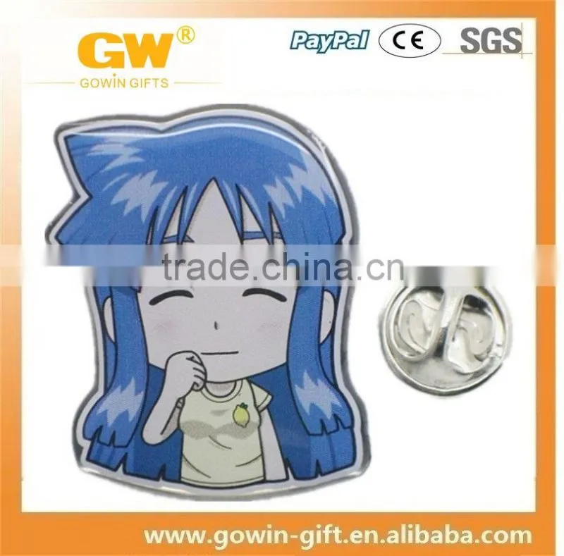 metal custom car logo pin badge