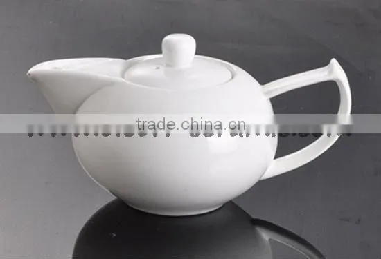 300ml To 2000ml Plain/Ivory White Ceramic Porcelain Coffee Pots