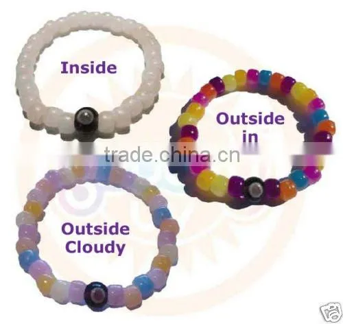 DIY uv bead bracelet solar bracelet change colour in sunshine