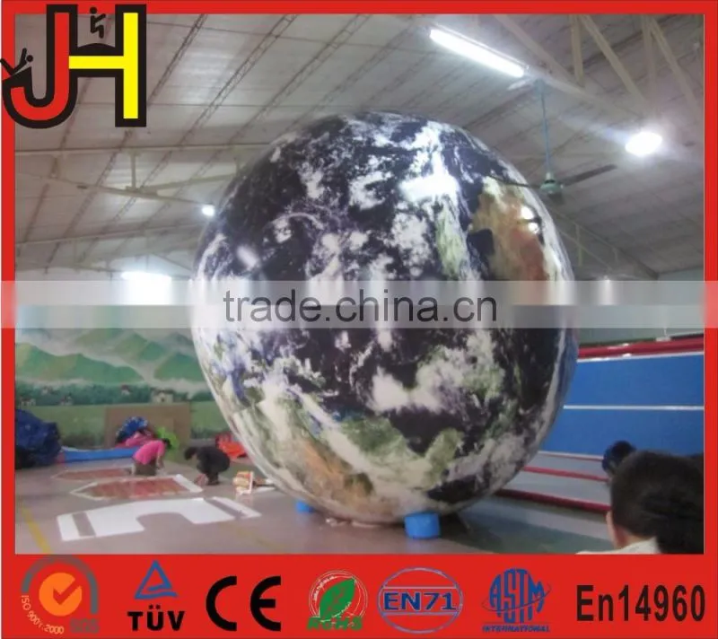 5m Hanging Inflatable Earth Globe with Satellite Imagery