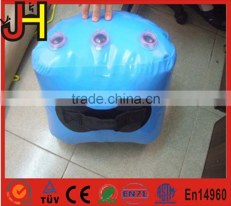 Blue Vinyl Water Bags to Anchor Inflatables or Tents, Bounce House Water Bags