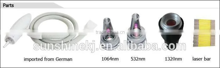 2016 Hot sale laser tattoo removal machine for beauty salon use