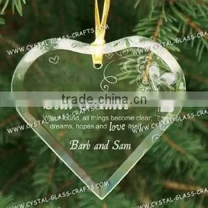 Wholesale Nice round shape crystal ornament for engraving