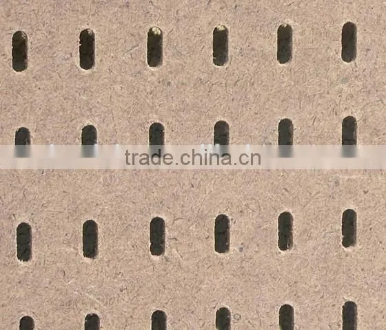 Perforated hardboard