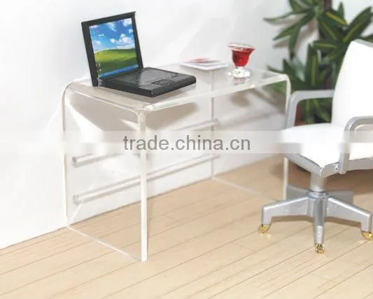 U shape clear acrylic table,custom acrylic desk