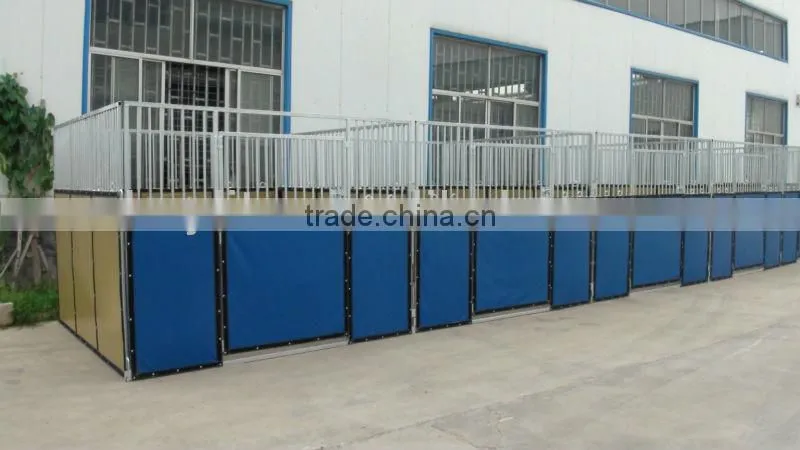 Galvanized or PVC horse stable frame
