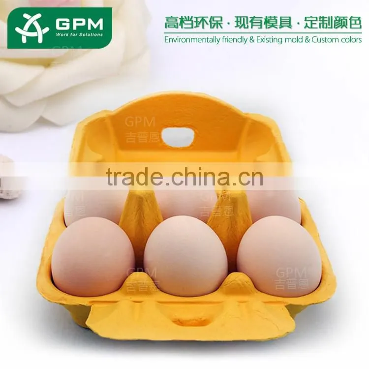 egg cartons wholesale manufacturers Custom High Quality paper pulp molded colored egg carton
