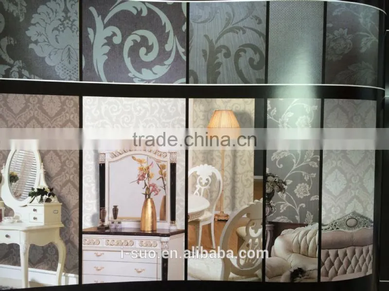 China Beauty flower bedroom wallpaper for decoration