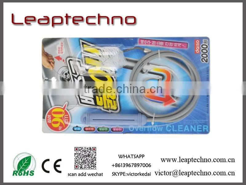 Drain sewer pipe cleaner, Drain Auger Cleaner, Wire Drain Snake, 1m 1.5m 1.7m