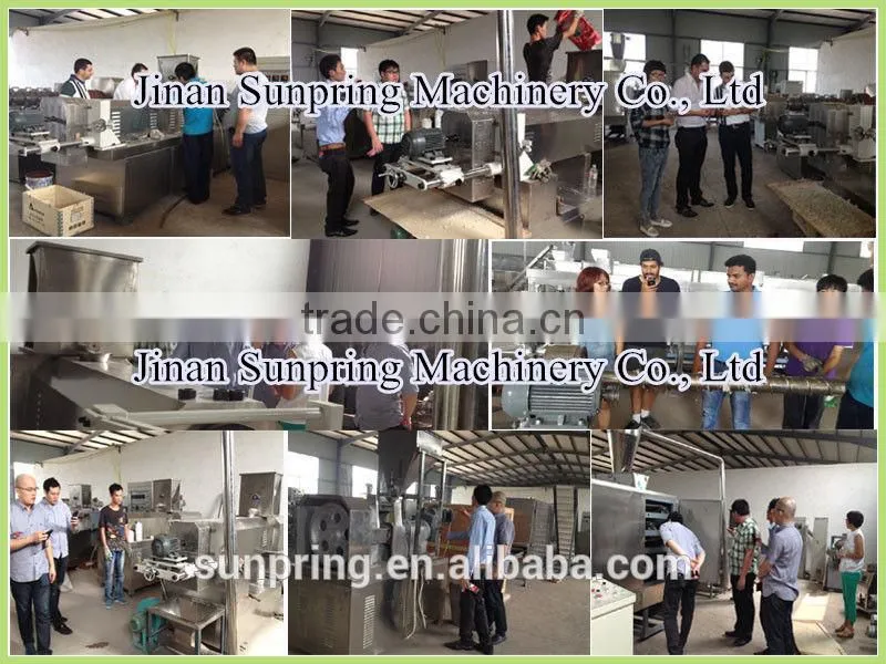 Soya chunks/nuggets/meat food extrusion making machine