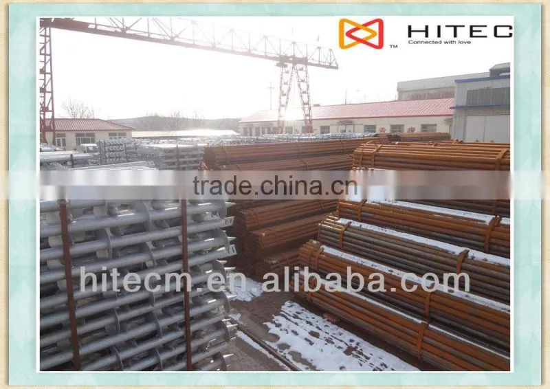 Ground screw earth anchor hot dip galv