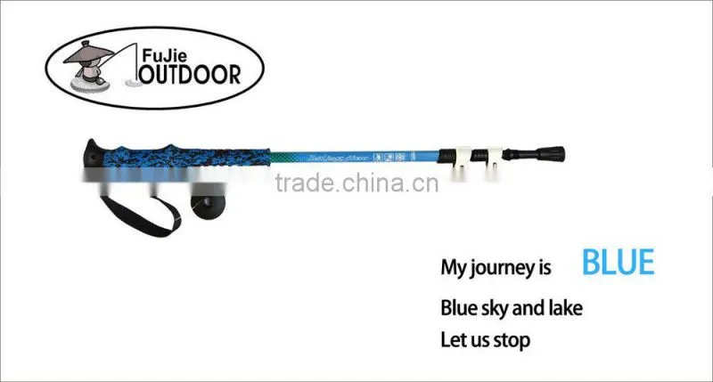 2015 Comfortable Camo EVA Handle Retractable Telescopic Hiking Cane