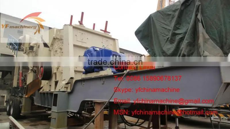 China Effective Gypsum Mobile Cone Crusher/Mobile Cone Crushing Station