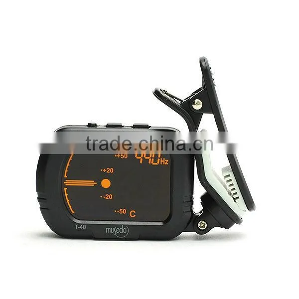 Nice Musedo T-40 Backlit LCD Tuner for Chromatic/Guitar/Bass/Violin/Ukulele