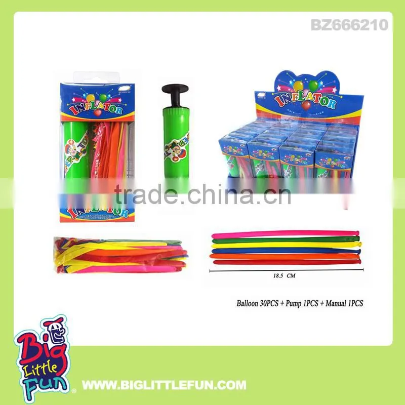 Water balloon pump toy