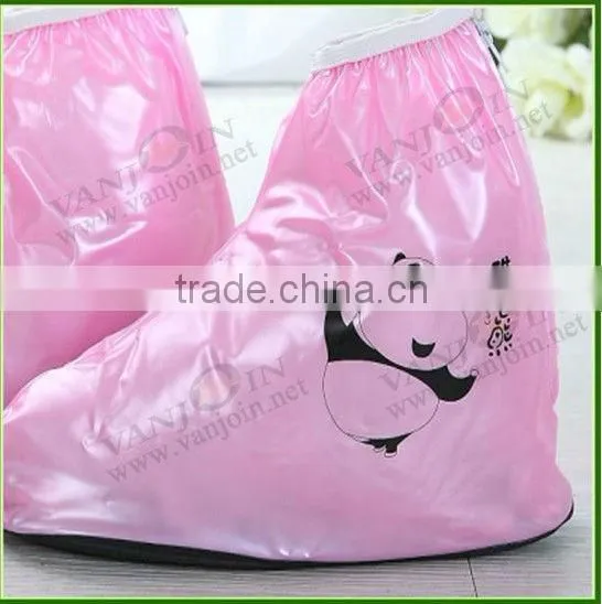 High Heel Flat PVC Rubber Rain Shoe Cover