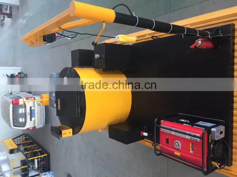 Mounted road crack sealing machine construction