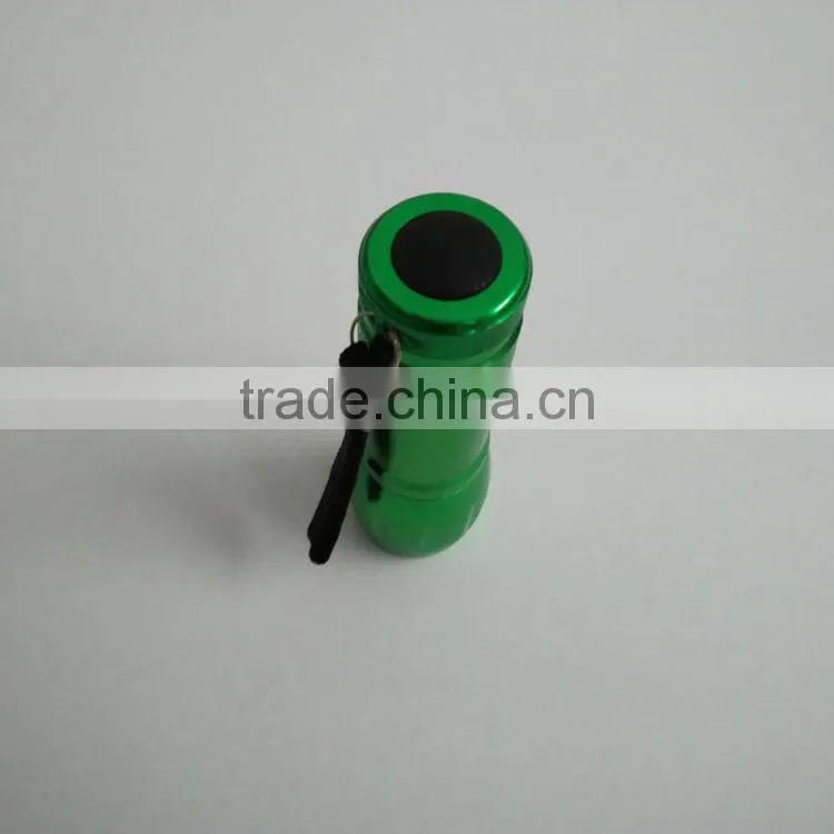 3AAA Battery 9 LED torch flashlight Double blister card package flashlight