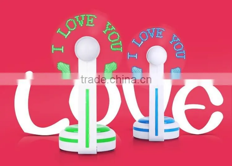 LED message usb fan promotional led usb fan customized words usb fan programmable led usb fan