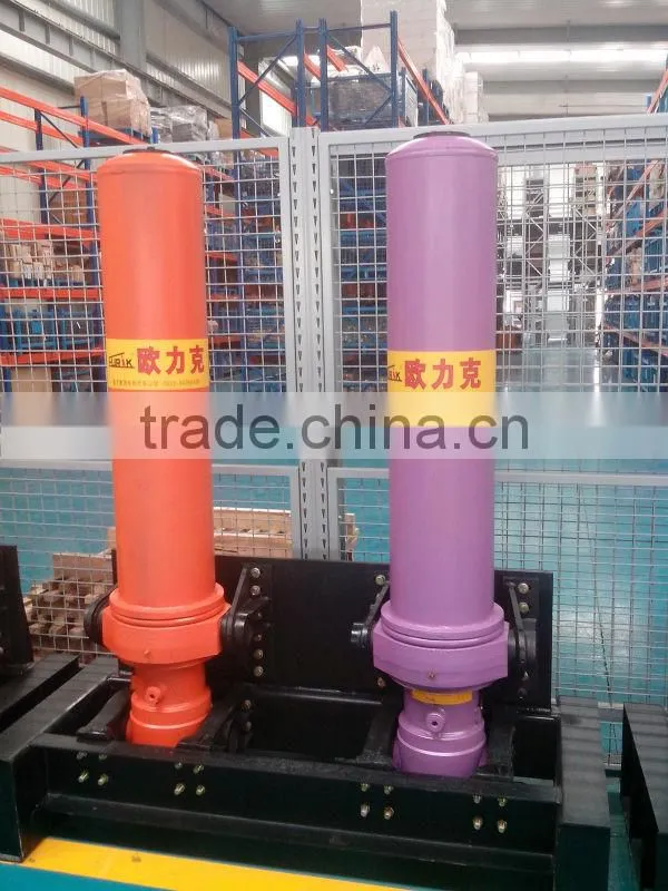 three stages truck lorry lift hydraulic cylinder