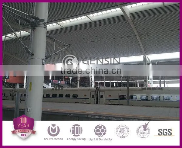 40mm polycarbonate sheet/ pc plug-pattern sheet/multiwall polycarboante sheet