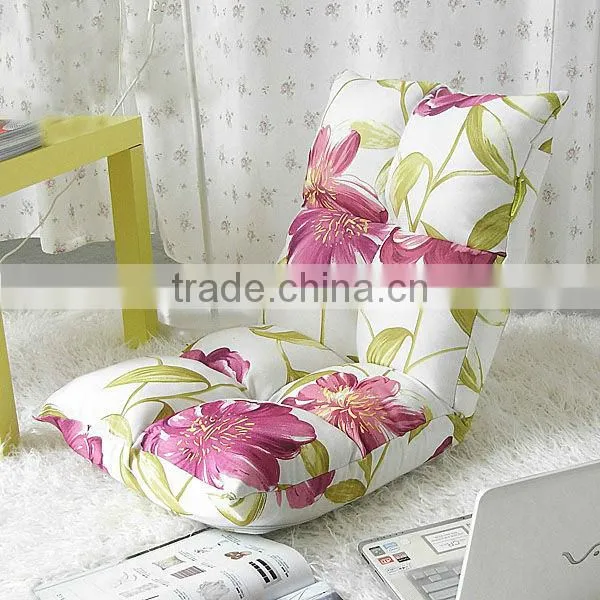 cute floor chair and 5 steps adjustable floor sofa bed