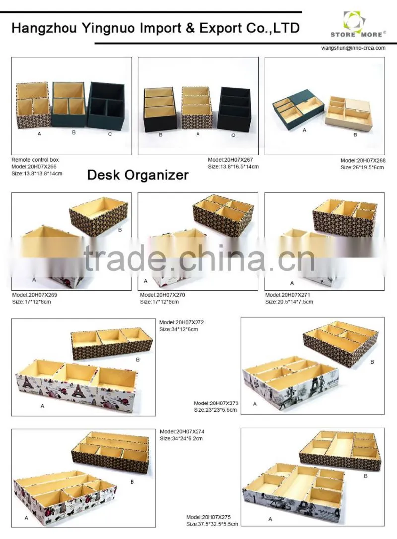 Faux Leather 21-division Drawer Tray, Accessory Show Box