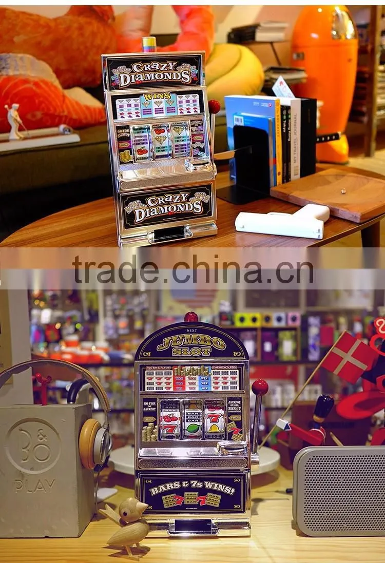 Creative Slot Machine Design Funny Money Box, Household Lucky Slot Machine Decorative Gift Piggy Bank For Wholesale