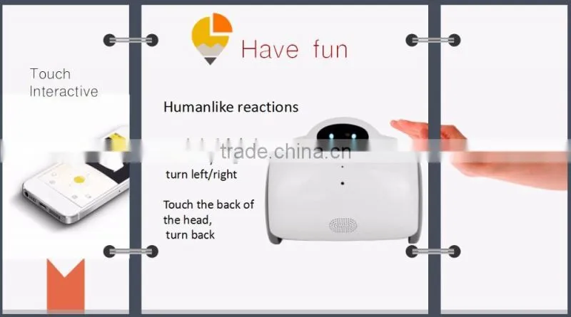 Factory Price WIFI Charge Voice Intercom Home Monitoring Real Care Baby Robot