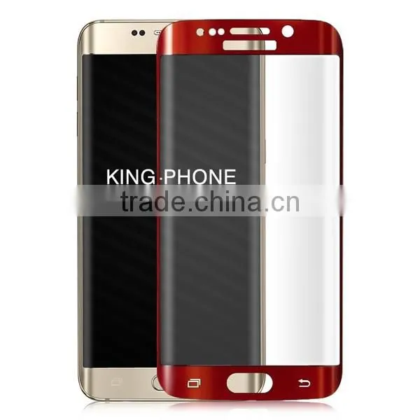 Mobile phone screen protective film,tempered glass screen protector for Samsung s6 edge , touch screen glass film