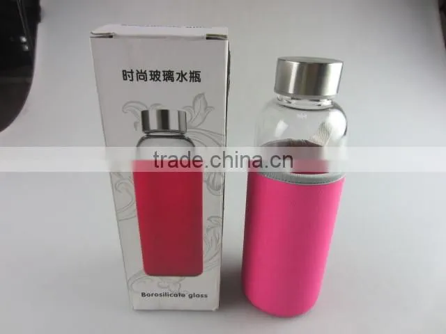 glass bottle with cotton heat proof