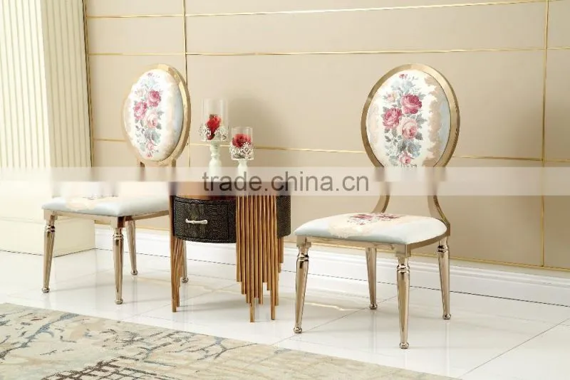 2016 luxury stainless steel leisur chair for whole sale A78G