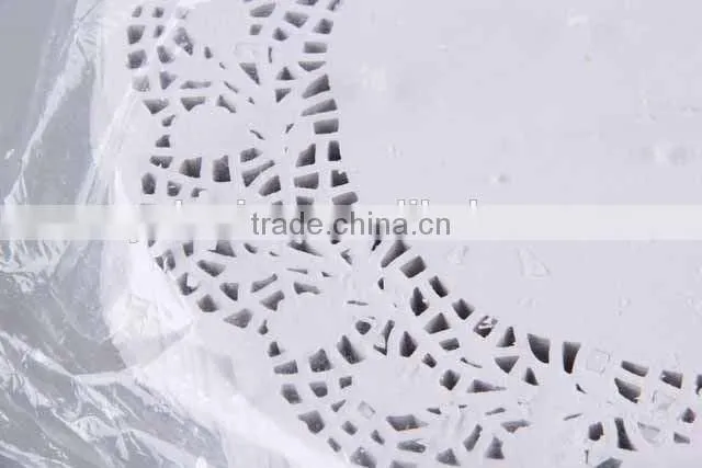 250pc cake lace mat round hollowing paper placemat