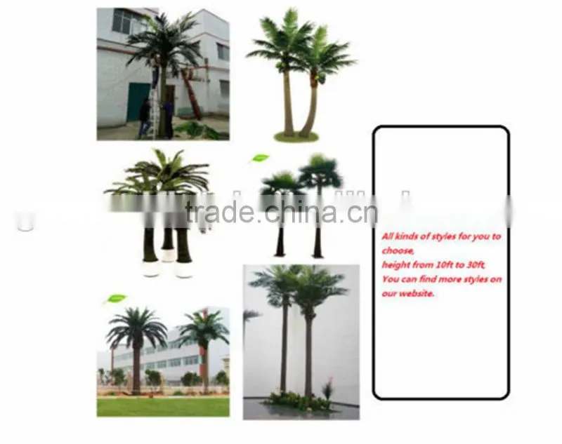 GNW APM012-4 fake 5m high artificial palm tree for decorations