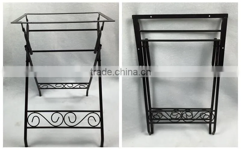Folding metal outdoor chair frame