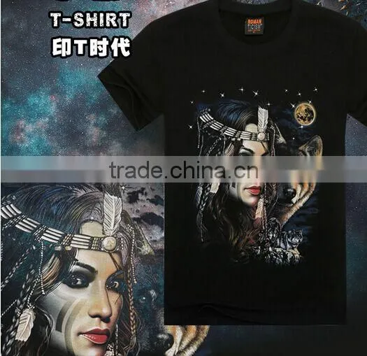 100% cotton tee shirt/sublimation cotton t shirt, OEM clothing/full print t shirt sublimation t shirt for men