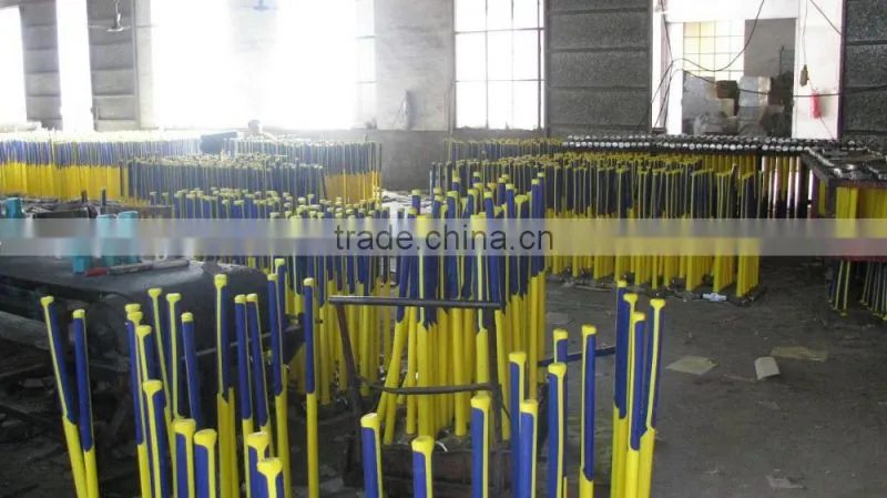 sledge hammer forged with wooden handle