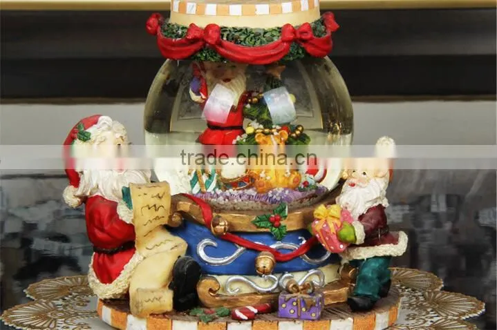Decoration Christmas Gifts snow globe Resin snow globe crafts