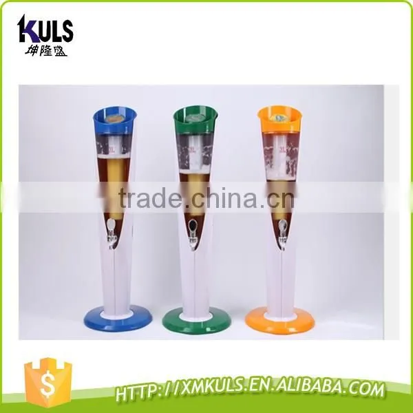 Various Customize drink juice tower beer tower beer dispenser for party/bar/world cup