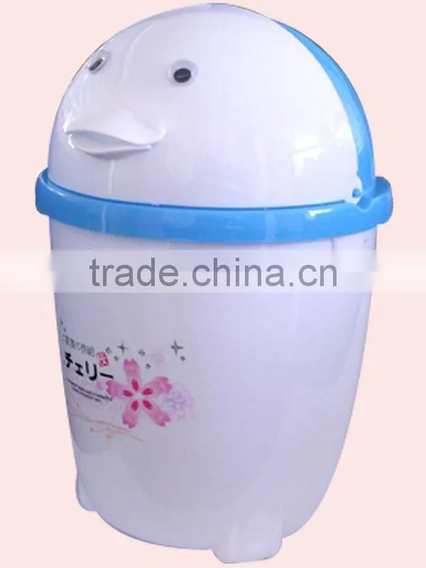Penguin Shape Table Paper Towel Plastic Trash Bin