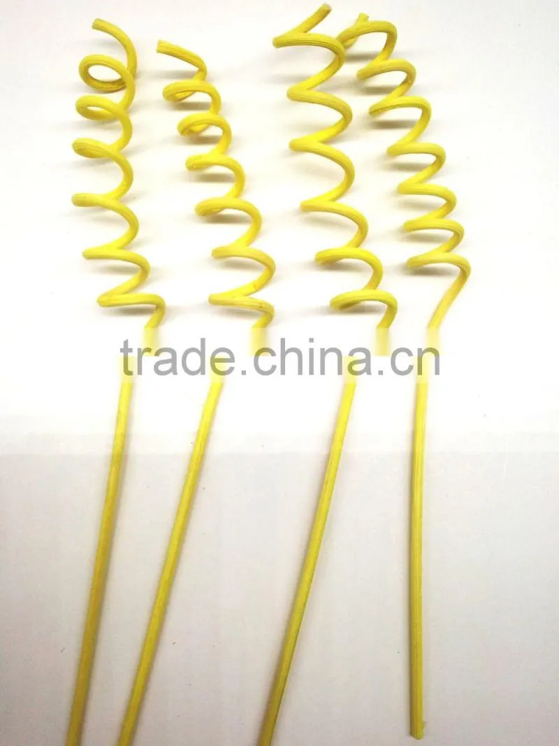 colorful curly reed sticks curly rattan sticks for air freshener