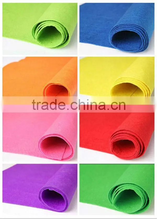 100% polyester nonwoven fabric needle punched carpet
